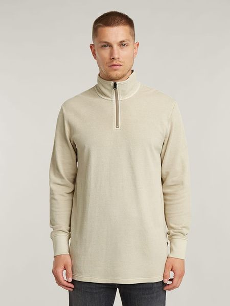 G-Star Sweter w kolorze kremowym rozmiar: M. Brązowe swetry nierozpinane G-Star, m, bez wzorów, z bawełny, bez kołnierzyka, bez ramiączek. Za 174.95 zł.