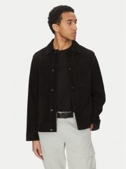 BOSS Kurtka skórzana Jomare 50537118 Czarny Regular Fit. Czarne kurtki Boss, m, bez wzorów, ze skóry, bez kaptura. Za 1,379.00 zł.