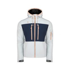 Kurtka termiczna KONKA Soft Shell z membraną AWPS: wodoodporna i wiatroszczelna. Niebieskie kurtki przeciwdeszczowe Izas, m, bez wzorów, z softshellu, bez kaptura. Za 486.91 zł.