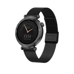 Zegarek smartwatch Maxcom FW73 czarny z ekranem AMOLED 1,19 cala. Czarne, cyfrowe zegarki Maxcom, metalowe. Za 389.15 zł.