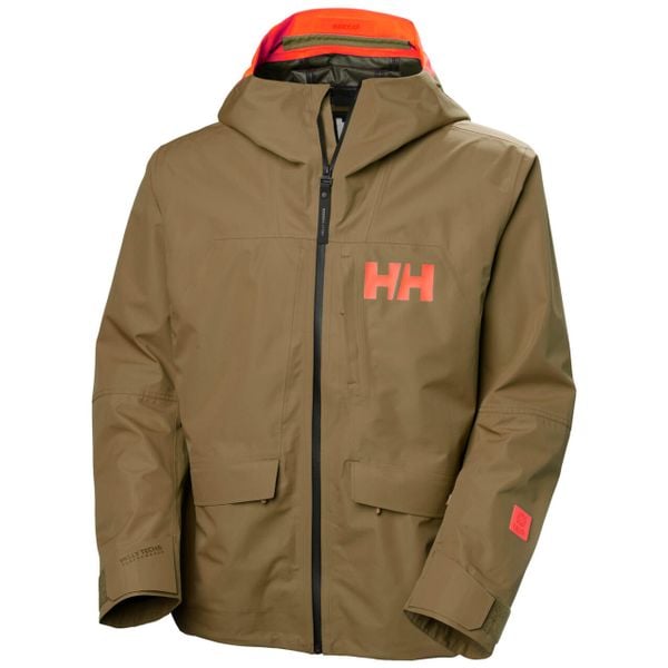 Kurtka narciarska Helly Hansen Emiko Shell. Brązowe kurtki narciarskie i snowboardowe Helly Hansen, m, bez wzorów, narciarskie. W wyprzedaży za 1,245.50 zł.