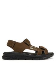 G-Star Raw Sandały ROY1-11 MI08 Brązowy. Brązowe sandały G-Star Raw, z nubiku, bez zapięcia. Za 229.99 zł.