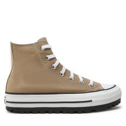 Trampki Converse. Brązowe trampki Converse, m, bez wzorów, bez zapięcia. Za 269.99 zł.
