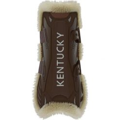 Wegańskie getry z owczej skóry na nogawkach Kentucky Bamboo Elastic. Zielone legginsy długie sportowe KENTUCKY HORSEWEAR, l, bez wzorów, z gumy, do jazdy konnej. Za 823.00 zł.