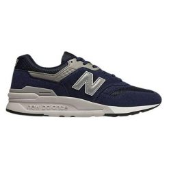 Buty do chodzenia męskie New Balance 997. Szare buty do biegania New Balance, bez wzorów, z materiału, bez zapięcia, do biegania. W wyprzedaży za 438.15 zł.
