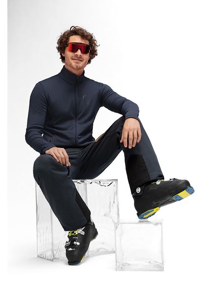 Maier Sports Kurtka funkcyjna "Sinaia" - Slim fit - w kolorze granatowym rozmiar: 48. Niebieskie kurtki outdoor i hardshell Maier Sports, bez wzorów, z materiału, bez kaptura. Za 214.19 zł.