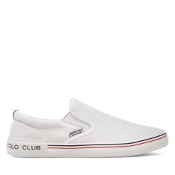Tenisówki Beverly Hills Polo Club. Białe trampki Beverly Hills Polo Club, m, bez wzorów, bez zapięcia. Za 169.99 zł.