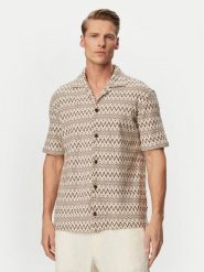 JOOP! Jeans Koszula Hanau 30102538 Beżowy Regular Fit. Brązowe koszule JOOP! Jeans, m, bez wzorów, z bawełny, bez kołnierzyka, bez ramiączek. Za 499.99 zł.