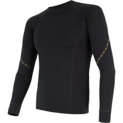 Sensor koszulka termoaktywna z długim rękawem Merino Air M black XL. Czarne bielizna termoaktywna Sensor, m, bez wzorów, z materiału, bez ramiączek, outdoorowe. W wyprzedaży za 166.00 zł.