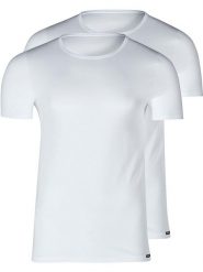 Skiny Koszulki (2 szt.) w kolorze białym rozmiar: L. Białe bezrękawniki Skiny, l, bez wzorów, z bawełny, bez kołnierzyka, bez ramiączek. Za 107.95 zł.