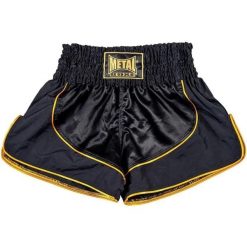 Szorty Metal Boxe thai siam. Czarne szorty METAL BOXE, bez wzorów, sportowe. Za 164.00 zł.