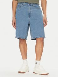 Vans Szorty jeansowe Check-5 VN000C9V Niebieski Baggy Fit. Niebieskie szorty Vans, m, bez wzorów, z bawełny. Za 229.99 zł.