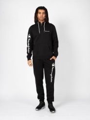Champion Bluza | 217930 | Mężczyzna | Czarny. Czarne bluzy Champion, m, bez wzorów, z bawełny, z kapturem. W wyprzedaży za 199.00 zł.