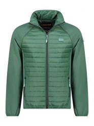 Canadian Peak Kurtka polarowa "Touroeak" w kolorze zielonym rozmiar: M. Zielone kurtki Canadian Peak, m, z aplikacjami, z materiału, bez kaptura. Za 148.26 zł.