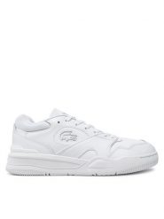 Lacoste Sneakersy 7-48SMA0025 Biały. Białe buty sportowe casual LACOSTE, bez wzorów, ze skóry, bez zapięcia. Za 379.99 zł.