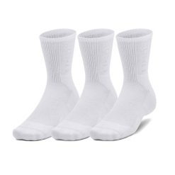 Skarpety Under Armour 3-Maker Mid Crew 3 pary. Białe skarpety Under Armour, bez wzorów. Za 69.99 zł.