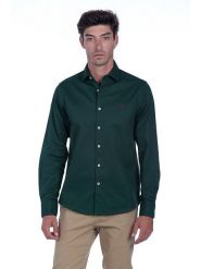 The Time of Bocha Koszula w kolorze ciemnozielonym rozmiar: XXL. Zielone koszule The Time of Bocha, xxl, bez wzorów, z bawełny, bez kołnierzyka, bez ramiączek. Za 113.10 zł.