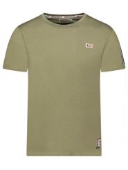 Geographical Norway Koszulka "Javender" w kolorze khaki rozmiar: 3XL. Brązowe bezrękawniki Geographical Norway, xl, bez wzorów, z bawełny, bez kołnierzyka, bez ramiączek. Za 48.28 zł.