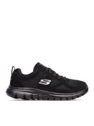 Skechers Sneakersy Agoura 52635/BBK Czarny. Czarne buty sportowe casual Skechers, bez wzorów, z materiału, bez zapięcia. Za 179.99 zł.