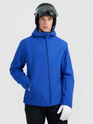 4F Kurtka narciarska membrana 5000 męska - niebieska M. Niebieskie kurtki narciarskie i snowboardowe 4F, m, bez wzorów, z tkaniny, narciarskie. Za 349.99 zł.
