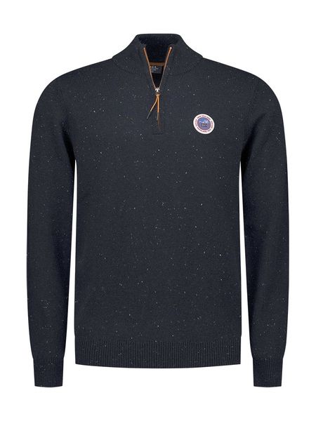 NEW ZEALAND AUCKLAND Sweter w kolorze granatowym rozmiar: M. Niebieskie swetry nierozpinane New Zealand Auckland, m, bez wzorów, z wełny, bez kołnierzyka, bez ramiączek. Za 209.33 zł.