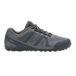 Buty trekkingowe męskie Xero Shoes Mesa Trail Wp. Szare buty trekkingowe XERO SHOES, bez wzorów, z materiału, bez zapięcia. Za 562.00 zł.