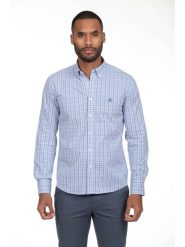 The Time of Bocha Koszula - Regular fit - w kolorze błękitnym rozmiar: XL. Niebieskie koszule The Time of Bocha, xl, bez wzorów, z bawełny, bez kołnierzyka, bez ramiączek. Za 130.99 zł.