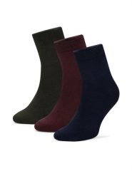 Gino Rossi Skarpety 3MB-002-AW24 (3-pack) Kolorowy. Skarpety Gino Rossi, bez wzorów, z bawełny. Za 34.99 zł.