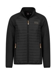 Canadian Peak Kurtka polarowa "Trabouleak" w kolorze czarnym rozmiar: XL. Czarne kurtki Canadian Peak, xl, z aplikacjami, z materiału, bez kaptura. Za 166.10 zł.