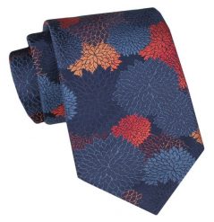 Klasyczny Krawat Męski - ALTIES - Kwiaty, Kolory. Krawaty i muchy Alties, bez wzorów, z tkaniny. Za 49.00 zł.