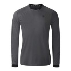 Dżersej z długim rękawem Dare 2B Trackstand Ace. Szare bluzy Dare 2B, bez wzorów, z dżerseju, bez kaptura. Za 232.00 zł.