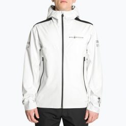 Kurtka żeglarska męska Sail Racing Spray Gore Tex. Białe kurtki Sail Racing, m, bez wzorów, z gore-texu, bez kaptura. Za 1,179.00 zł.