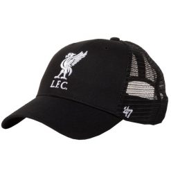 Czapka z daszkiem męska 47 Brand Liverpool FC Branson Cap. Czarne czapki z daszkiem 47 Brand, bez wzorów, z bawełny. Za 99.99 zł.