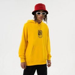 BLUZA Z KAPTUREM MĘSKA PUMA-BLUZA Z KAPTUREM PUMA PL GRAPHIC HOODIE KOLOR ŻÓŁTY. Żółte bluzy z kapturem Puma, l, bez wzorów, z bawełny, z kapturem. Za 322.01 zł.