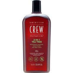 American Crew 3-in-1 Tea Tree Refreshing Shampoo, Conditioner and Body Wash Szampony 1000 ml Męskie. Szampony i pielęgnacja American Crew. Za 231.69 zł.
