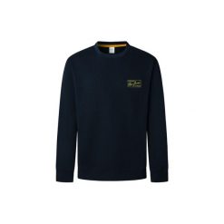 Bluza Pepe Jeans Soren. Niebieskie bluzy Pepe Jeans, m, bez wzorów, z jeansu, bez kaptura. Za 256.00 zł.