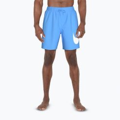 Szorty kąpielowe męskie Nike Specs 7" Volley. Niebieskie kąpielówki Nike, l, bez wzorów. Za 209.99 zł.