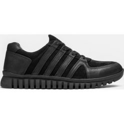 Czarne sneakersy męskie. Buty sportowe casual marki Kazar. Za 429.00 zł.