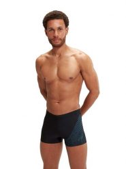 Speedo Kąpielówki "Eco Medley" w kolorze czarno-niebieskim rozmiar: 4. Czarne kąpielówki Speedo, bez wzorów, z materiału. Za 70.74 zł.