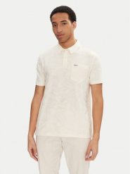 Guess Polo M5GP08 KCSJ0 Écru Regular Fit. Koszulki polo Guess, m, z aplikacjami, z bawełny, bez kołnierzyka, bez ramiączek. Za 299.99 zł.
