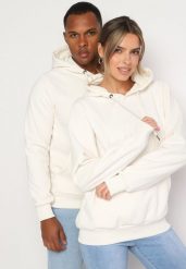 Beżowa Bluza z Bawełną z Kieszenią i Kapturem Neviara. Brązowe bluzy Born2be, na zimę, m, bez wzorów, z bawełny. W wyprzedaży za 55.24 zł.