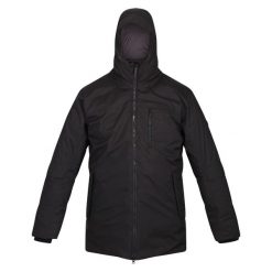 Kurtka uniwersalna męska Regatta Winterparka Yewbank Ii. Czarne kurtki Regatta, m, bez wzorów, z syntetyku, bez kaptura. Za 519.99 zł.