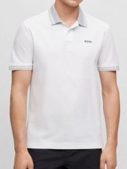 Hugo Boss Underwear Koszulka polo w kolorze białym rozmiar: L. Białe koszulki polo Hugo Boss Underwear, l, bez wzorów, z bawełny, bez kołnierzyka, bez ramiączek. Za 259.45 zł.