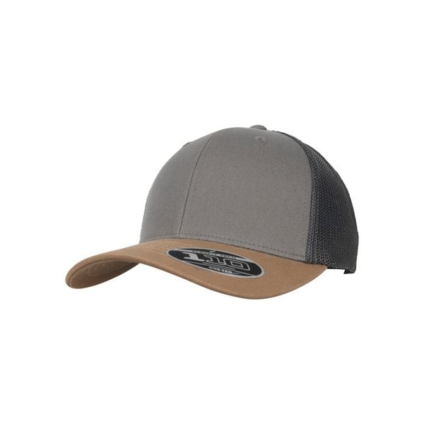 Czapka Flexfit 110 Trucker. Szare czapki z daszkiem FLEXFIT, bez wzorów. Za 173.00 zł.