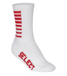 Skarpetki Select Basic. Białe skarpetki sportowe Select, bez wzorów, z bawełny. Za 62.00 zł.