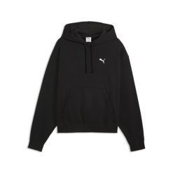 Męska bluza oversize z kapturem Essentials PUMA. Czarne bluzy z kapturem Puma, na jesień, l, bez wzorów, z bawełny, z kapturem. Za 269.00 zł.