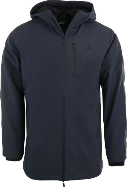 Kurtka męska Athl. dpt Salvano Blue. Niebieskie kurtki 55PROTEC, l, bez wzorów, z poliesteru, z kapturem. Za 432.99 zł.