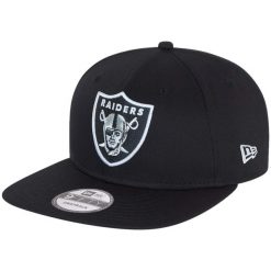Czapka z daszkiem New Era 9FIFTY Basic Las Vegas Raiders. Czarne czapki z daszkiem New Era, bez wzorów. Za 158.99 zł.