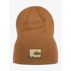 Czapka zimowa Buff Lilon Long - peanut. Brązowe czapki zimowe Buff, bez wzorów. Za 76.99 zł.