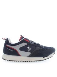 U.S. Polo Assn. Sneakersy Ethan ETHAN001 Granatowy. Niebieskie buty sportowe casual U.S. Polo Assn., bez wzorów, z materiału, bez zapięcia. Za 219.99 zł.